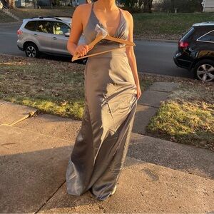 Revelry - French Blue Satin Dress